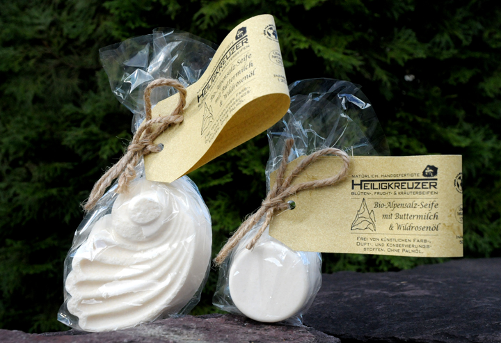 All Skin Naturseife Mit Bio-Ziegenmilch & Wildrosenöl – 120 G, Handgemacht, Kaltverseift
