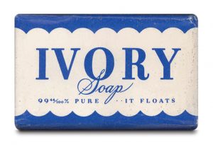 Die für die Tests verwendete Seife: Marke "Ivory" aus dem Hause Proter & Gamble.